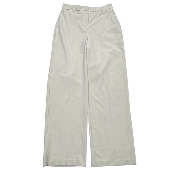 {Rachel Zoe} Light Beige Wide Leg Light Weight Trousers Slacks Dress Pants - Picture 1 of 4